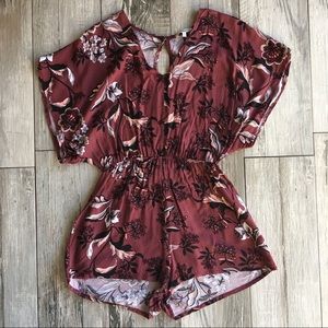 Charlotte Russe Floral Romper
